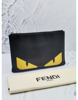 Fendi yellow eyes fashion bag